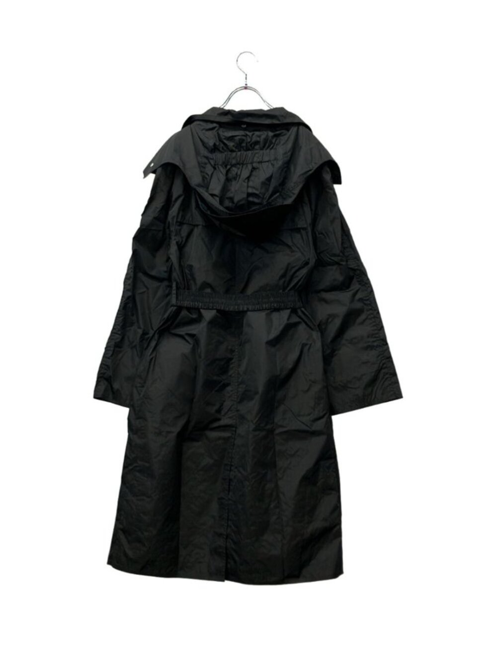 Moncler Down Coat Tamarissiere Belt Hooded Snap Button 0 - Picture 2 of 10